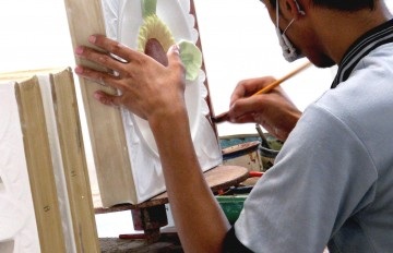 Artisanal Glaze and Hand Finishing