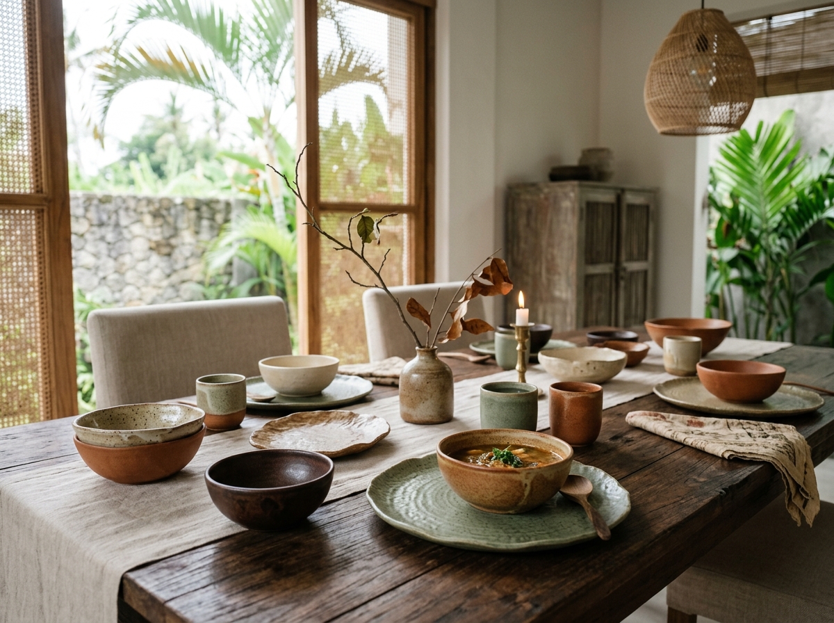 Handcrafted Stoneware Tableware and Dining Collection